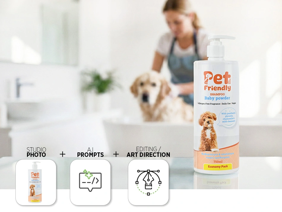 φωτογραφιση προιοντων με AI